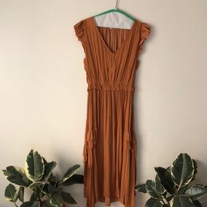 Brunt Orange dress